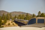 Grand Canyon Railway traveling to the Canyon